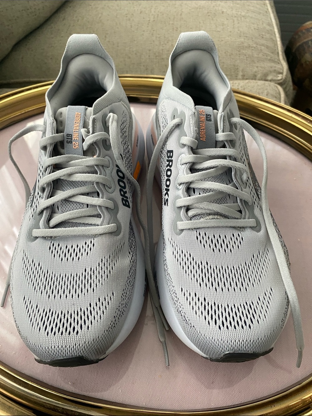 Brooks women’s Adrenaline GTS Running Shoes - Light Gray